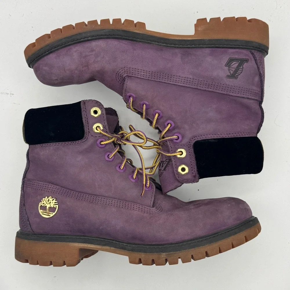 Los Angeles Lakers‎ Boots Mens NBA Basketball Timberland Limited Edition Size 8